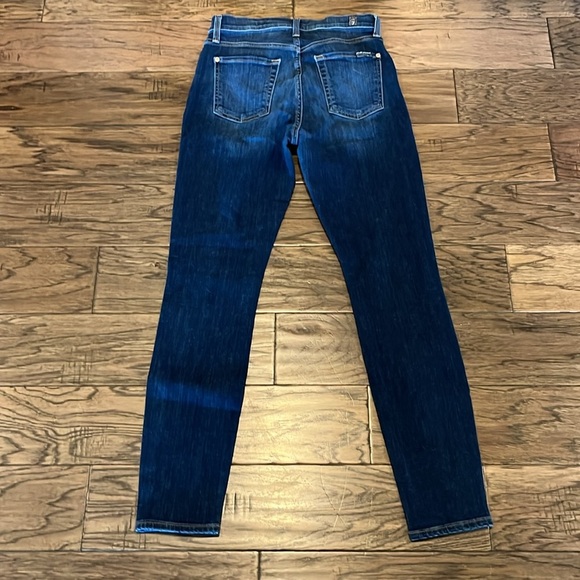 7 For All Mankind The High Waist Skinny Size 27 - Picture 2 of 16